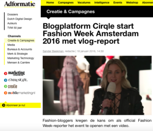 Fashionweek, Lian Galliard, vloggen, Doutzen Kroes, Sony, video, influencer, Youtube